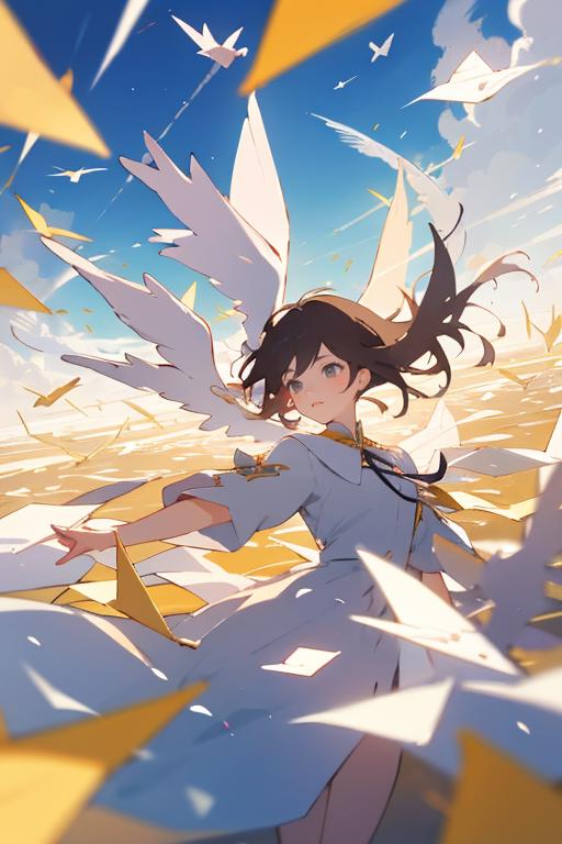 03400-1034156112-A girl with wings made of origami paper, gracefully soaring through a sky filled with floating paper cranes._lora_flat2_1.2_,.png